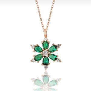 925 Silver Rose Plated Lotus Flower Necklace NEW